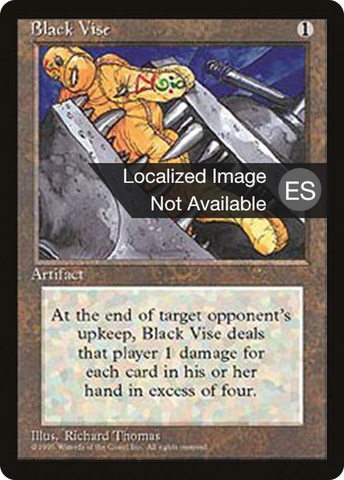 Black Vise [Fourth Edition Foreign Black Border]