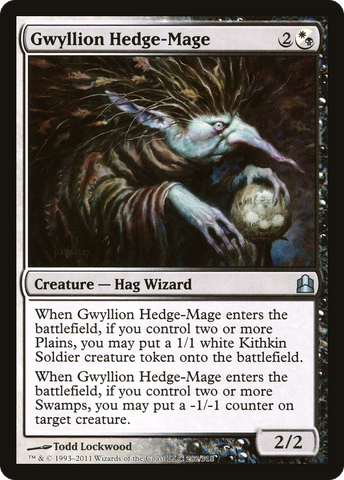Gwyllion Hedge-Mage [Commander 2011]