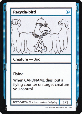 Recycla-bird (2021 Edition) [Mystery Booster Playtest Cards]