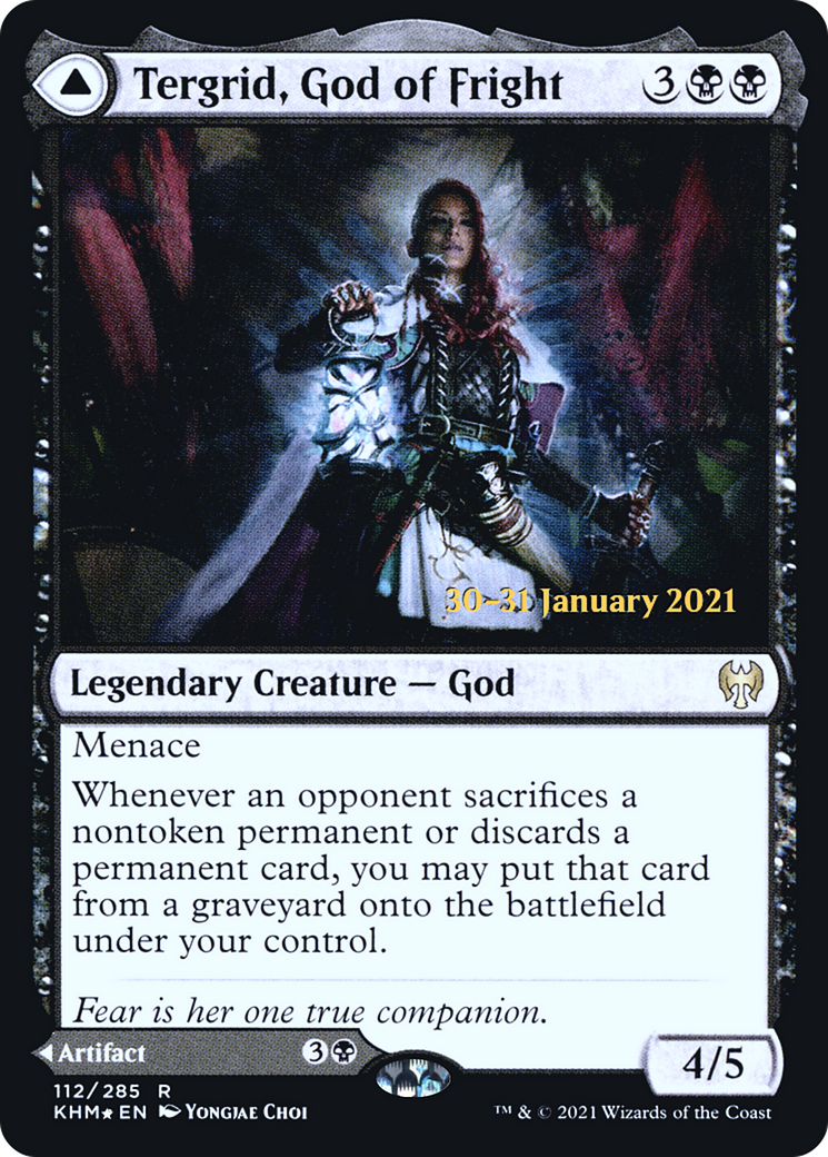 Tergrid, God of Fright // Tergrid's Lantern  [Kaldheim Prerelease Promos]