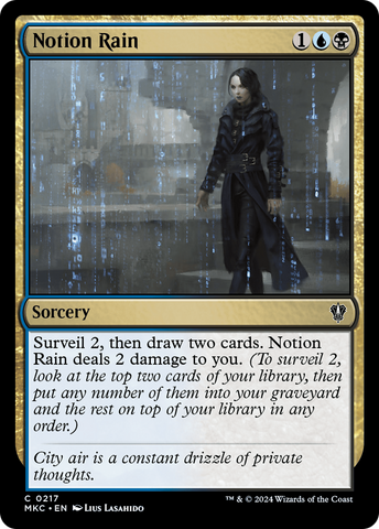 Notion Rain [Murders at Karlov Manor Commander]