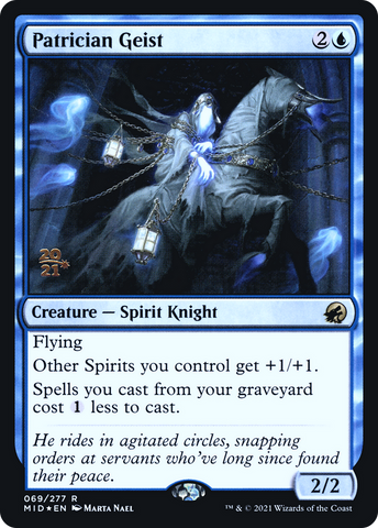 Patrician Geist [Innistrad: Midnight Hunt Prerelease Promos]