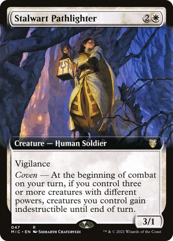 Stalwart Pathlighter (Extended) [Innistrad: Midnight Hunt Commander]