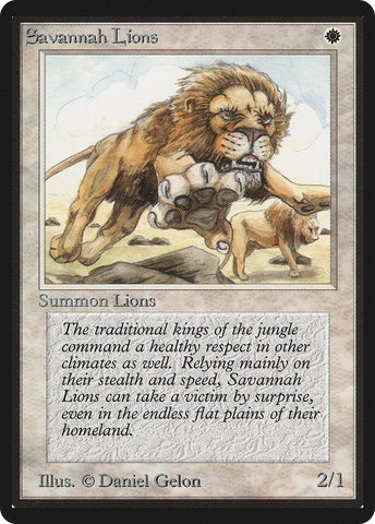 Savannah Lions [Limited Edition Beta]