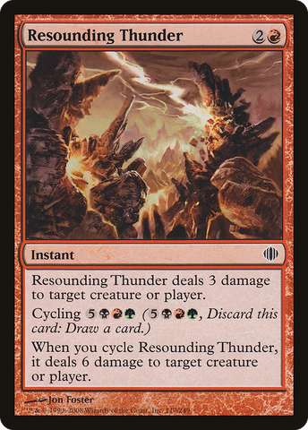 Resounding Thunder [Shards of Alara]