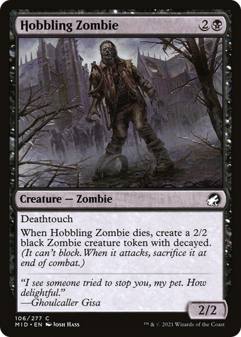 Hobbling Zombie [Innistrad: Midnight Hunt]
