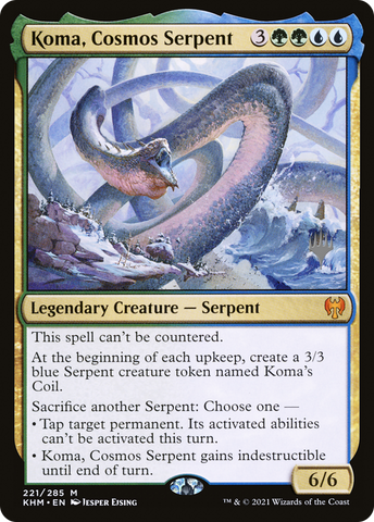Koma, Cosmos Serpent [Kaldheim Promo Pack]