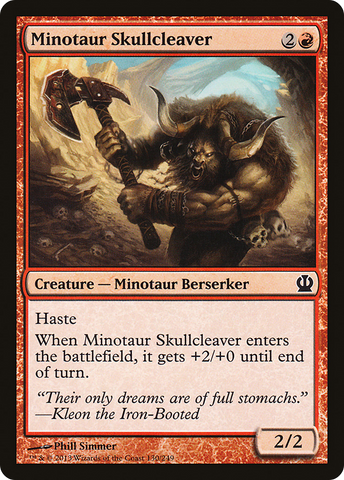 Minotaur Skullcleaver [Theros]