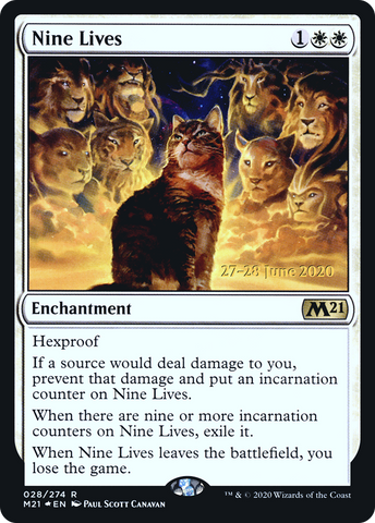 Nine Lives  [Core Set 2021 Prerelease Promos]