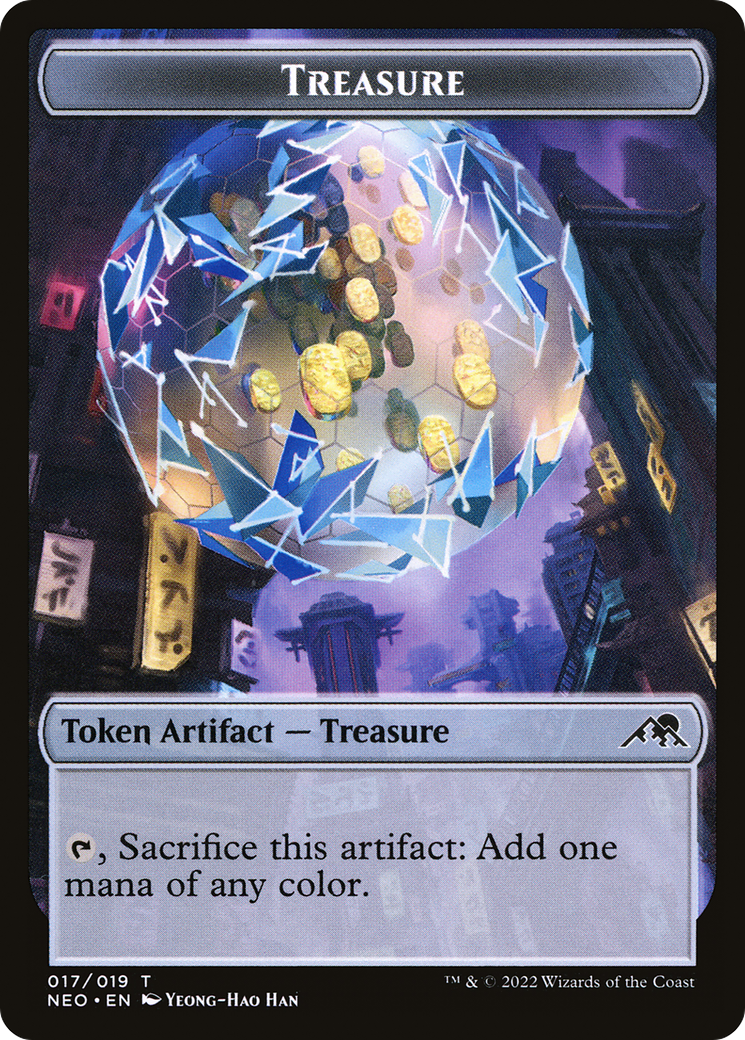 Treasure Token [Kamigawa: Neon Dynasty Tokens]