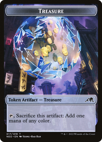 Treasure Token [Kamigawa: Neon Dynasty Tokens]