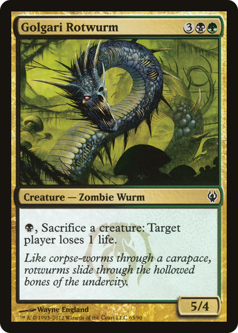 Golgari Rotwurm [Duel Decks: Izzet vs. Golgari]