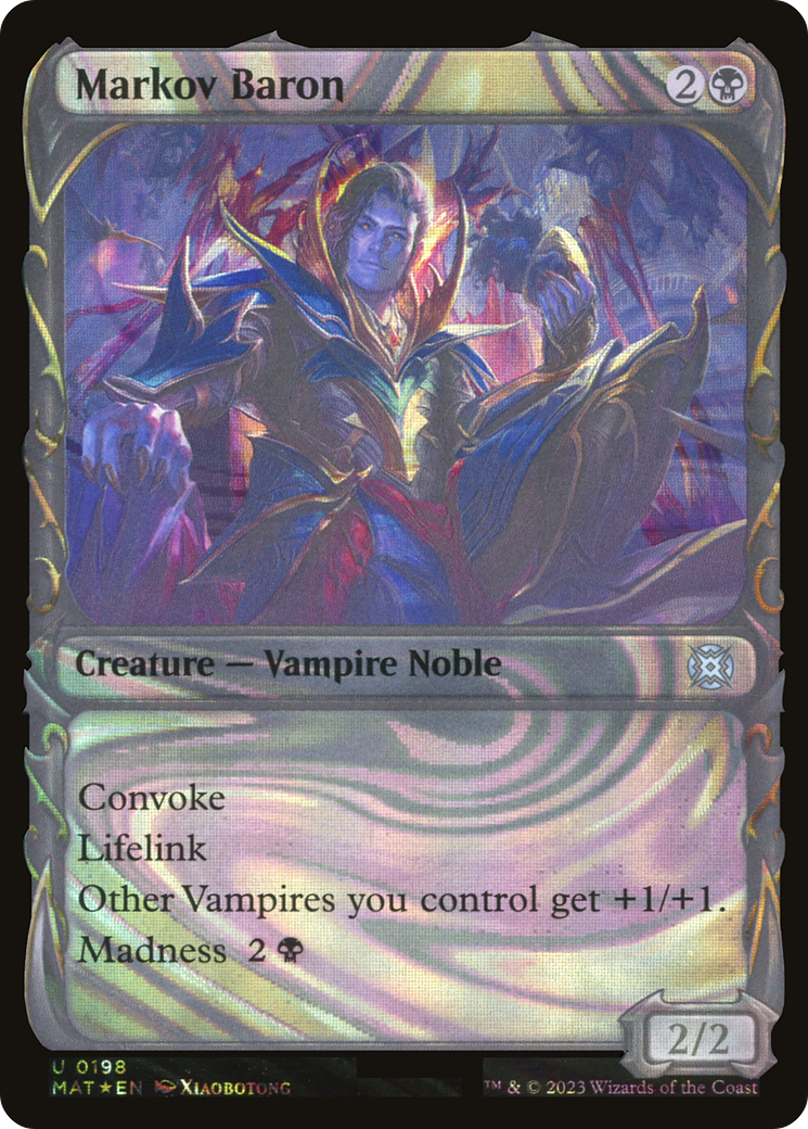 Markov Baron (Showcase Halo Foil) [March of the Machine: The Aftermath]