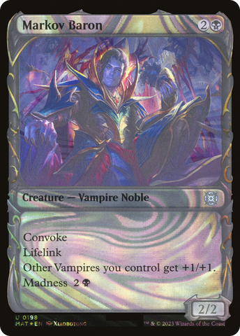 Markov Baron (Showcase Halo Foil) [March of the Machine: The Aftermath]