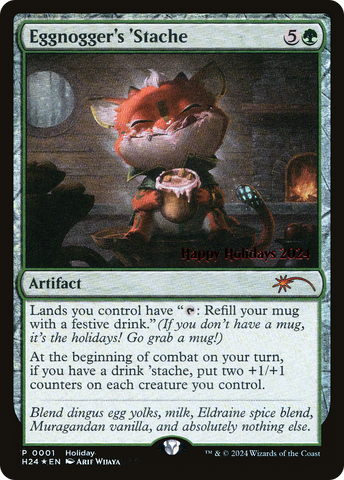 Eggnogger's 'Stache [Happy Holidays]