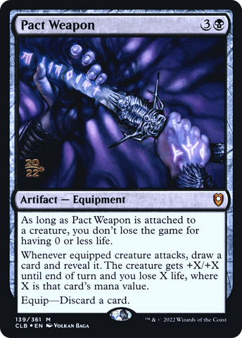 Pact Weapon [Commander Legends: Battle for Baldur's Gate Prerelease Promos]