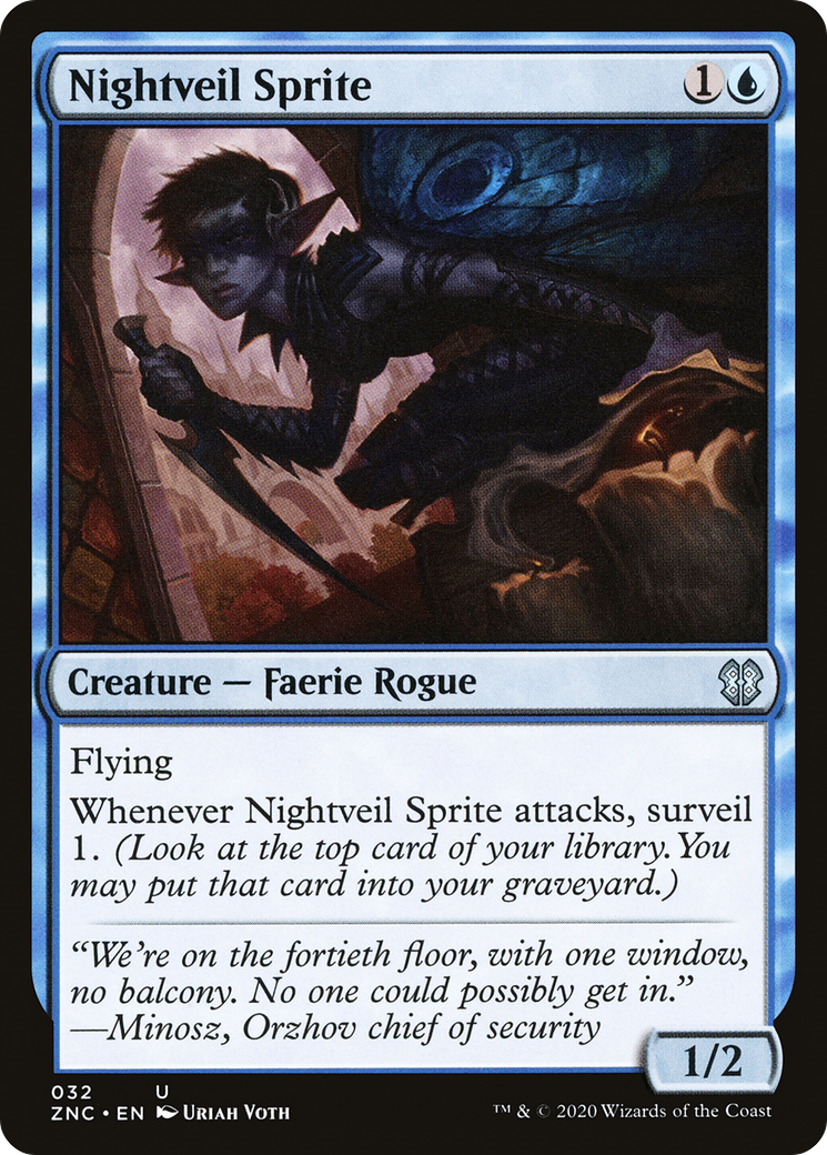 Nightveil Sprite [Zendikar Rising Commander]