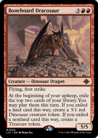 Bonehoard Dracosaur (Promo Pack) [The Lost Caverns of Ixalan Promos]