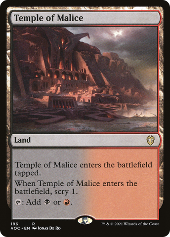 Temple of Malice [Innistrad: Crimson Vow Commander]