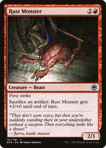 Rust Monster [Dungeons & Dragons: Adventures in the Forgotten Realms]