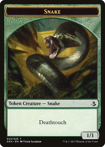 Snake [Amonkhet Tokens]