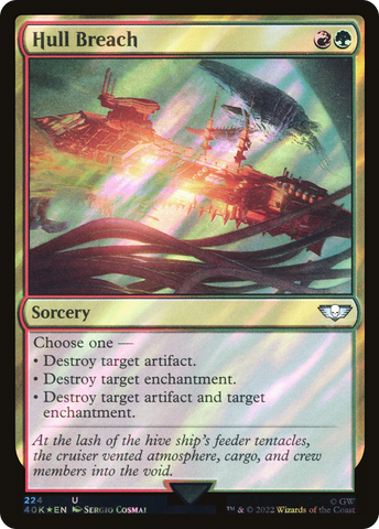 Hull Breach (Surge Foil) [Universes Beyond: Warhammer 40,000]