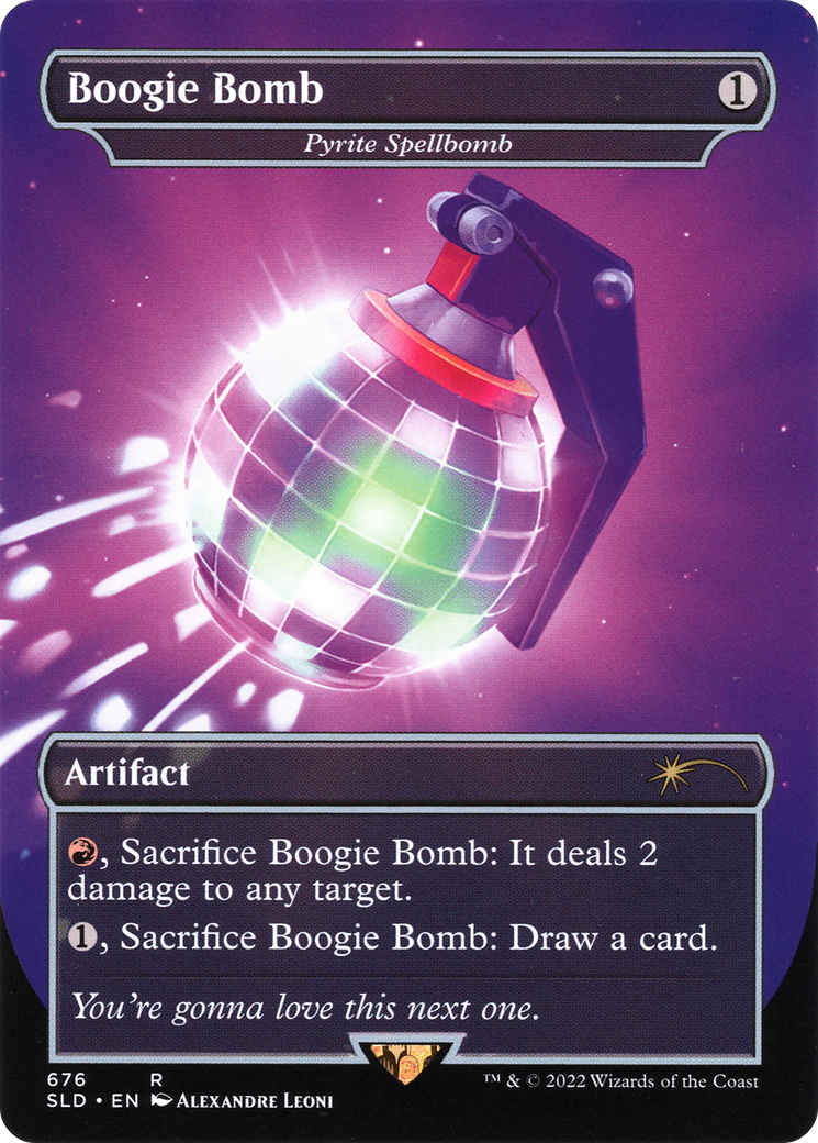 Pyrite Spellbomb - Boogie Bomb (Borderless) [Secret Lair Drop Promos]