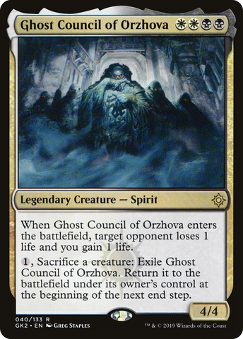Ghost Council of Orzhova [Ravnica Allegiance Guild Kit]