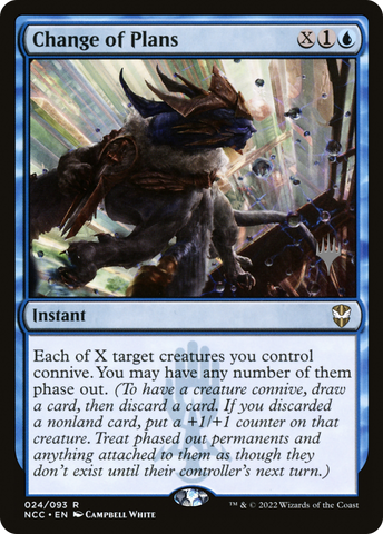 Change of Plans (Promo Pack) [Streets of New Capenna Commander Promos]