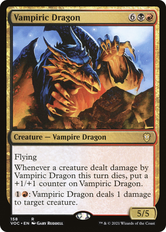 Vampiric Dragon [Innistrad: Crimson Vow Commander]