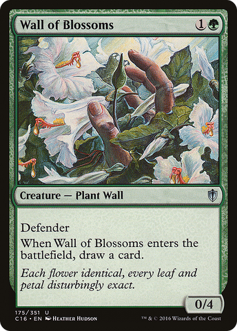 Wall of Blossoms [Commander 2016]