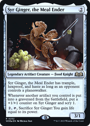 Syr Ginger, the Meal Ender [Wilds of Eldraine Prerelease Promos]