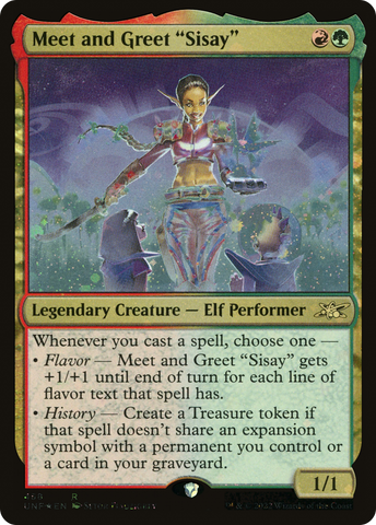 Meet and Greet "Sisay" (Galaxy Foil) [Unfinity]