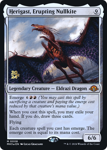 Herigast, Erupting Nullkite [Modern Horizons 3 Prerelease Promos]
