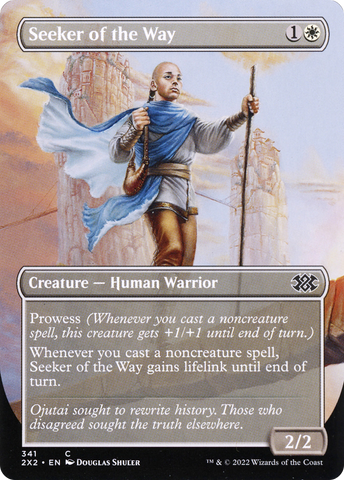 Seeker of the Way (Borderless Alternate Art) [Double Masters 2022]