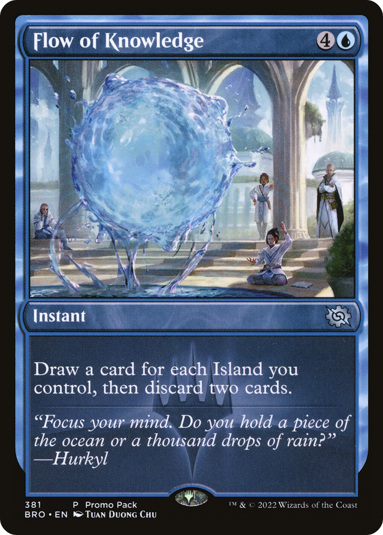 Flow of Knowledge (Promo Pack) [The Brothers' War Promos]