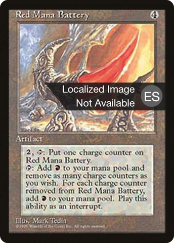 Red Mana Battery [Fourth Edition Foreign Black Border]