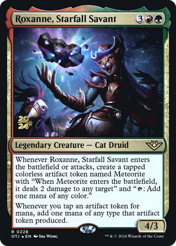 Roxanne, Starfall Savant [Outlaws of Thunder Junction Prerelease Promos]