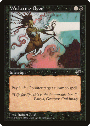 Withering Boon [Mirage]
