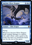 Ancient Silver Dragon [Commander Legends: Battle for Baldur's Gate Prerelease Promos]