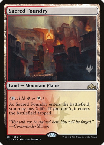 Sacred Foundry (Promo Pack) [Guilds of Ravnica Promos]