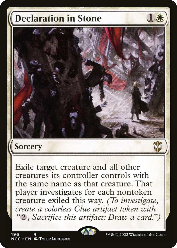 Declaration in Stone [Streets of New Capenna Commander]