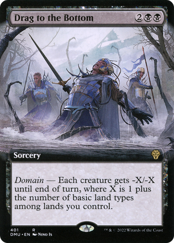Drag to the Bottom (Extended Art) [Dominaria United]