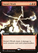 Storm's Wrath (Extended Art) [Theros Beyond Death]