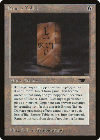 Bronze Tablet [Antiquities]