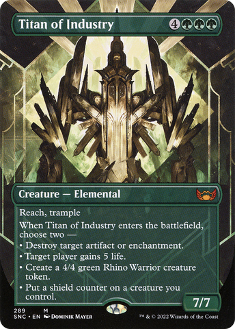 Titan of Industry (Borderless Alternate Art) [Streets of New Capenna]
