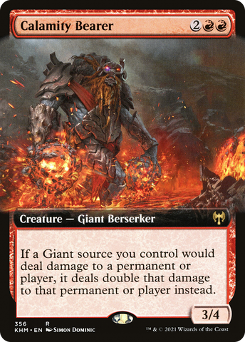 Calamity Bearer (Extended Art) [Kaldheim]