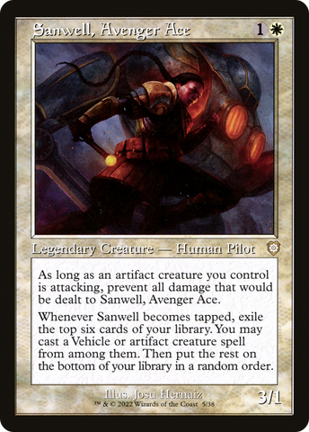 Sanwell, Avenger Ace (Retro) [The Brothers' War Commander]