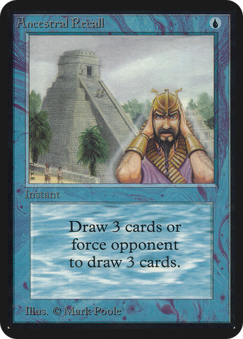 Ancestral Recall [Limited Edition Alpha]