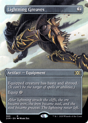 Lightning Greaves (Borderless) [Double Masters]